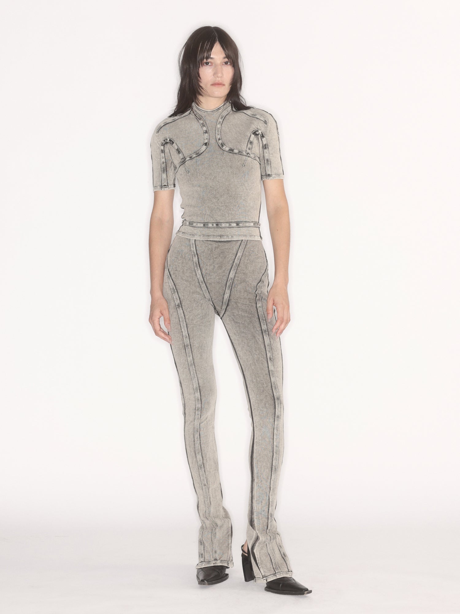 Scuba Top Washed Black