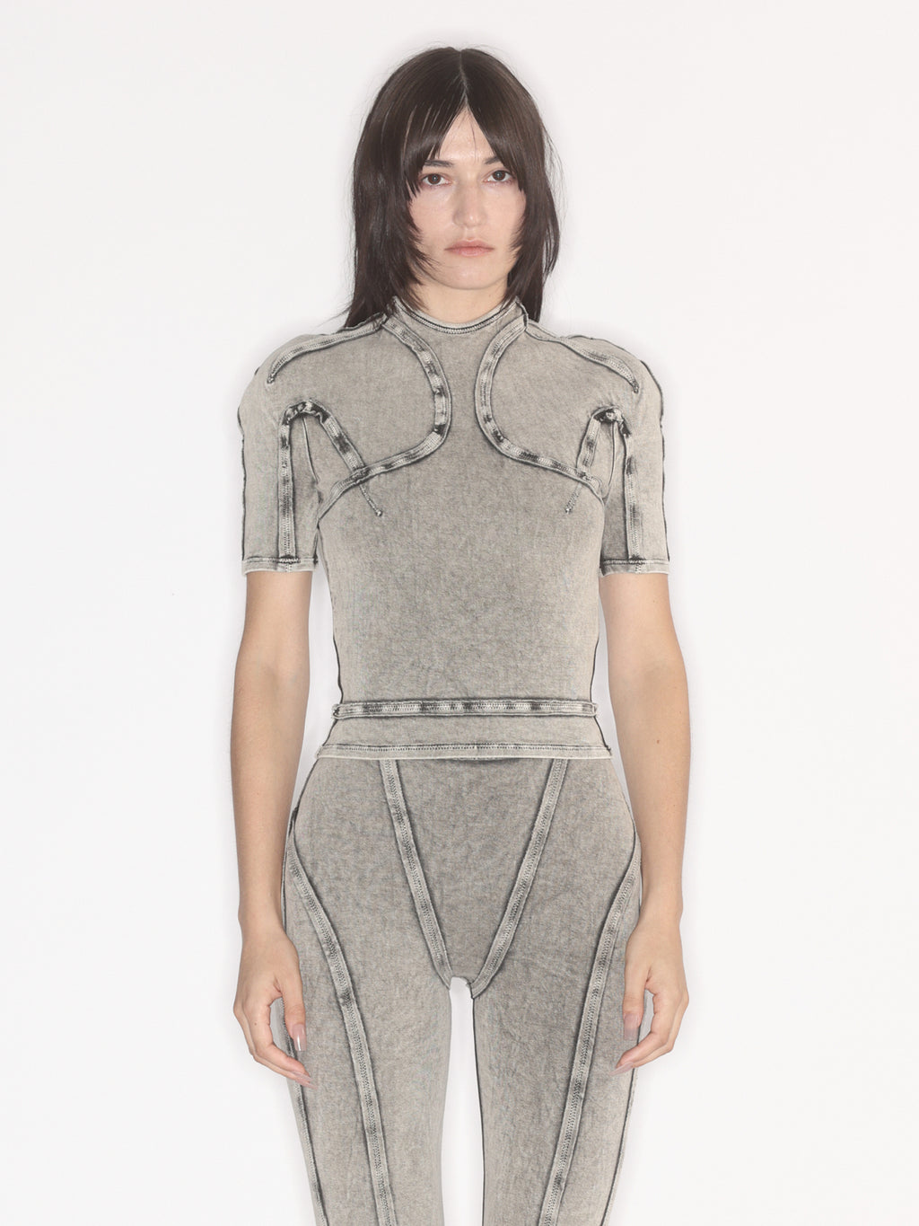 Scuba Top Washed Black