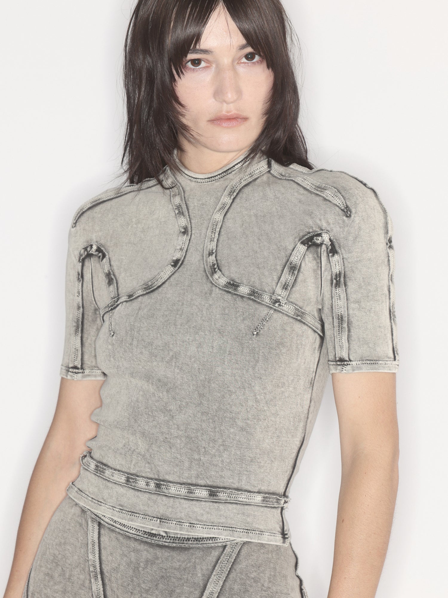 Scuba Top Washed Black