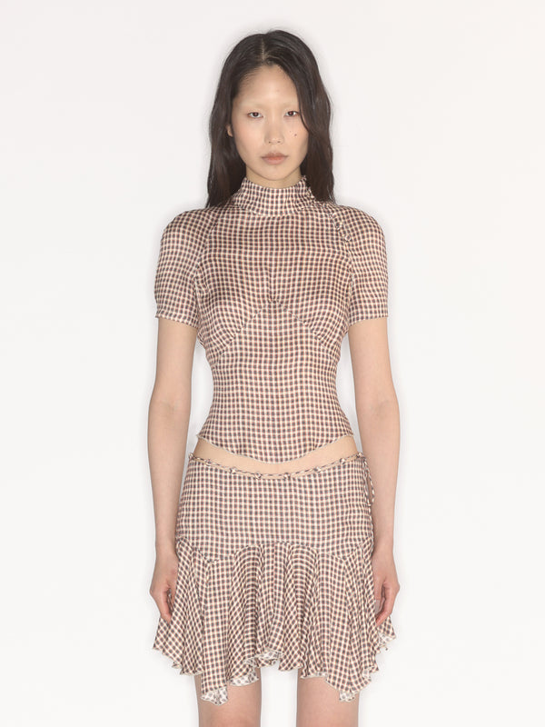 Tess Blouse Plaid