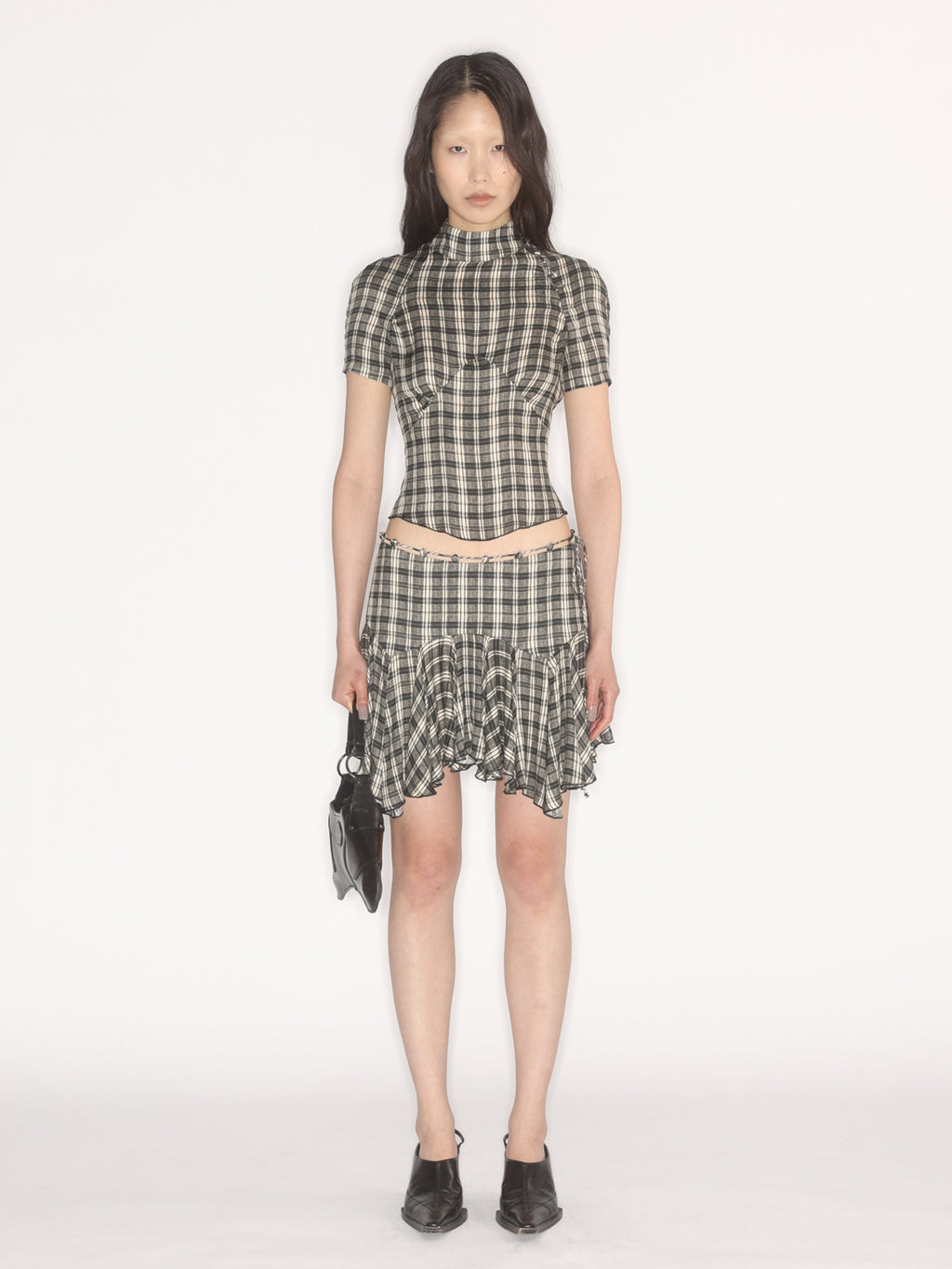 Tess Skirt Combi Check