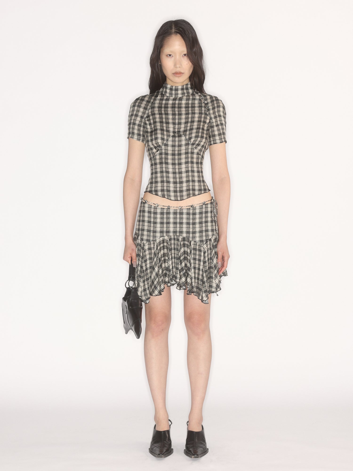 Tess Skirt Combi Check