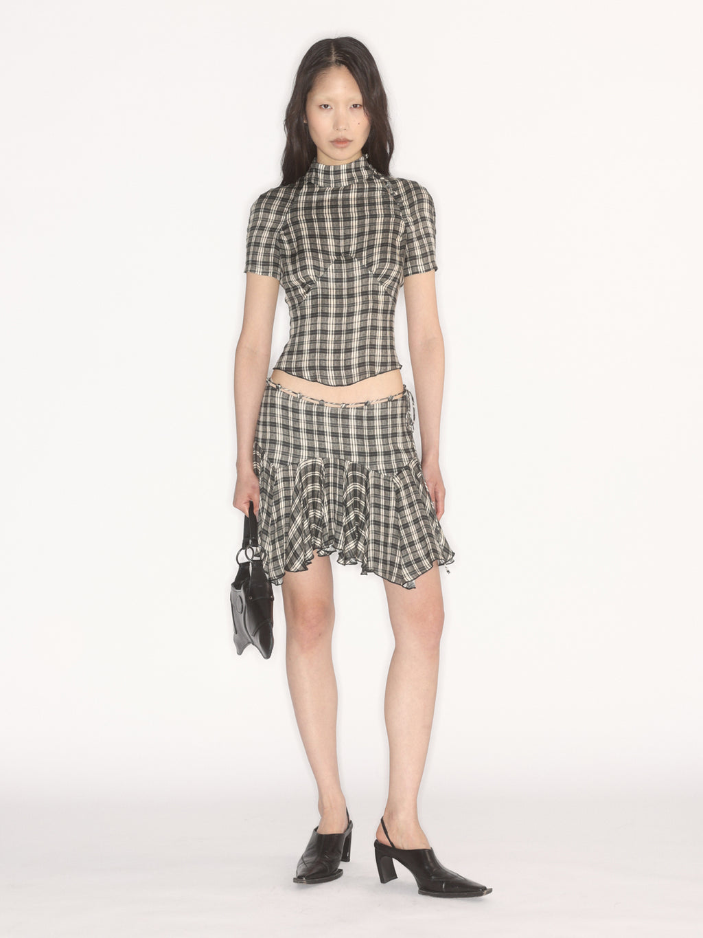 Tess Blouse Combi Check