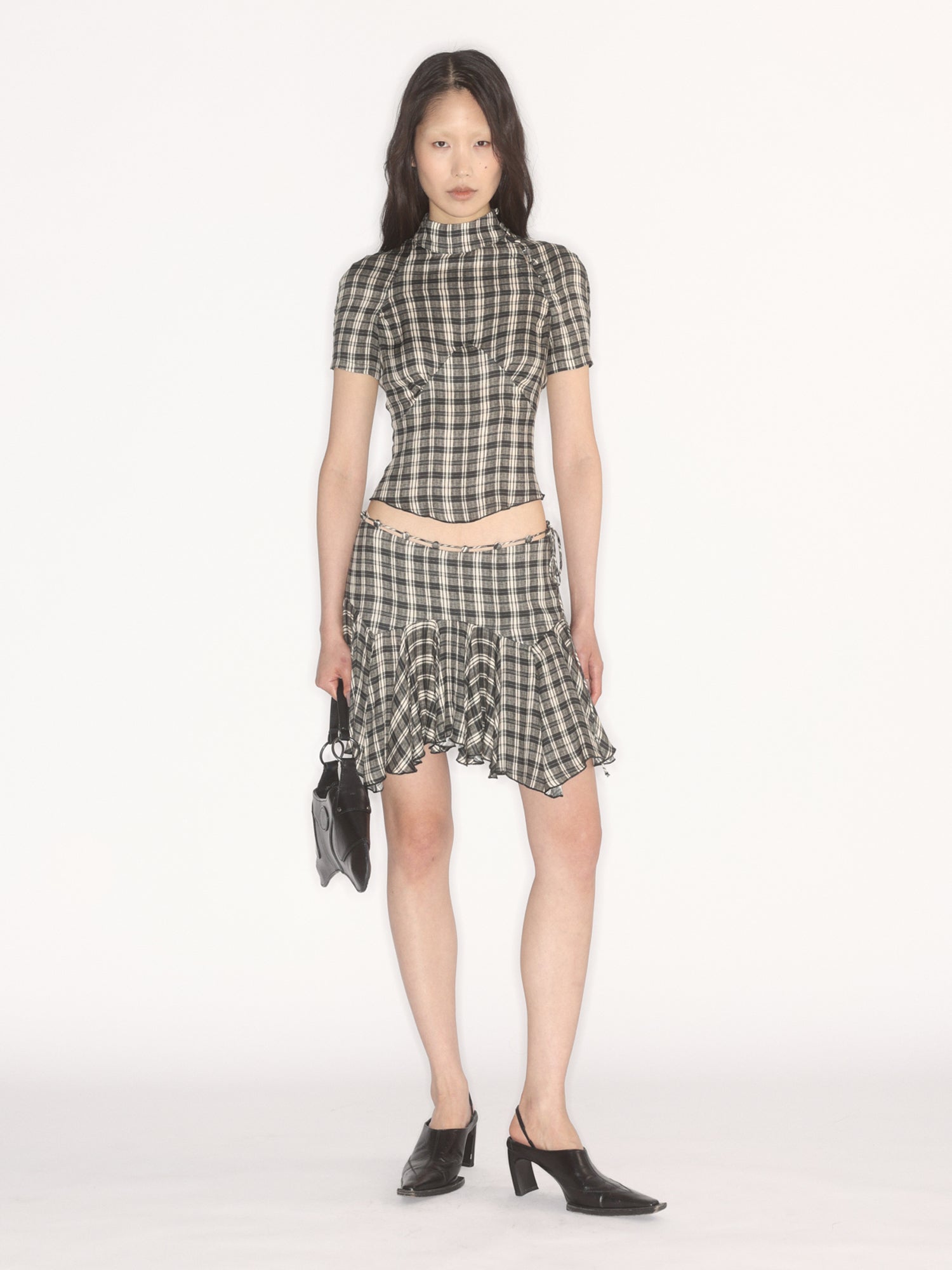 Tess Blouse Combi Check