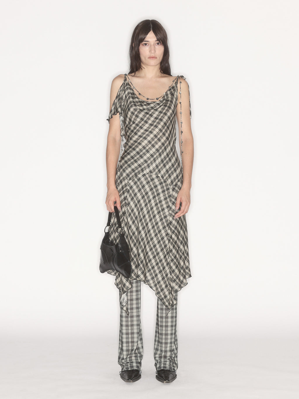 Tess Dress Combi Check