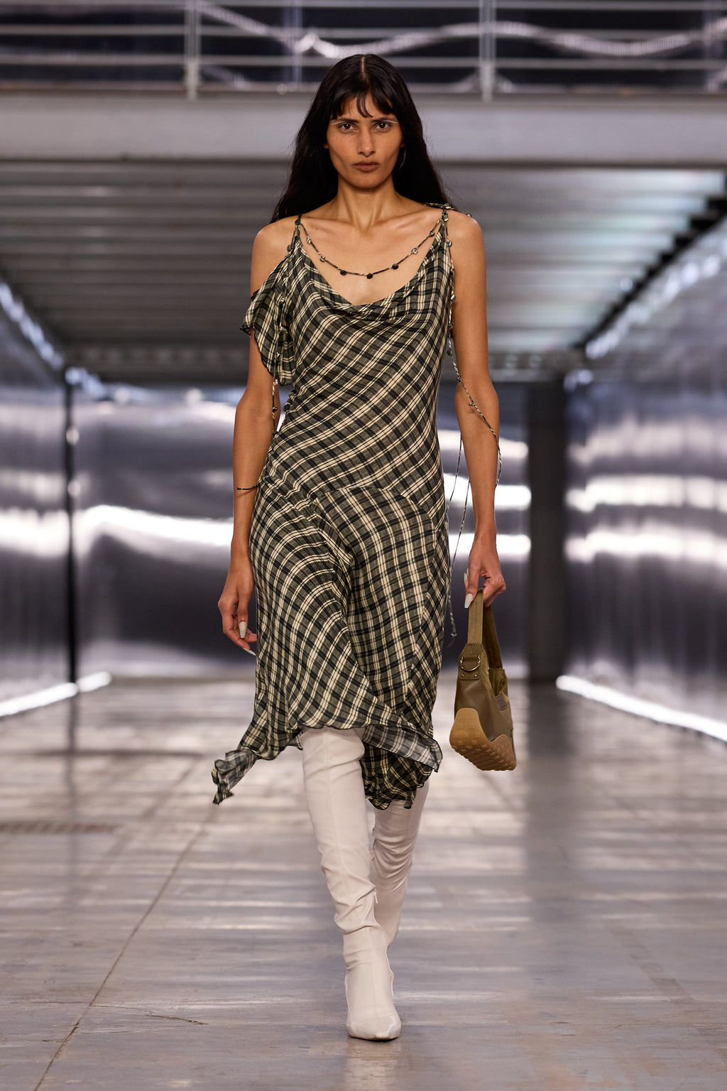 Tess Dress Combi Check