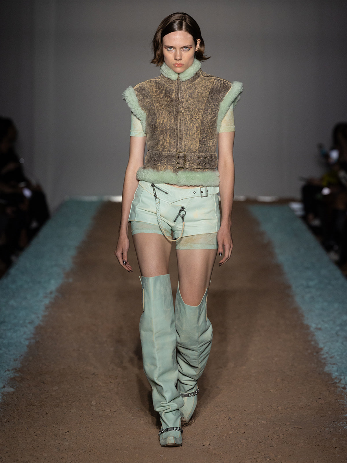 Nihil Shorts Moto Teal