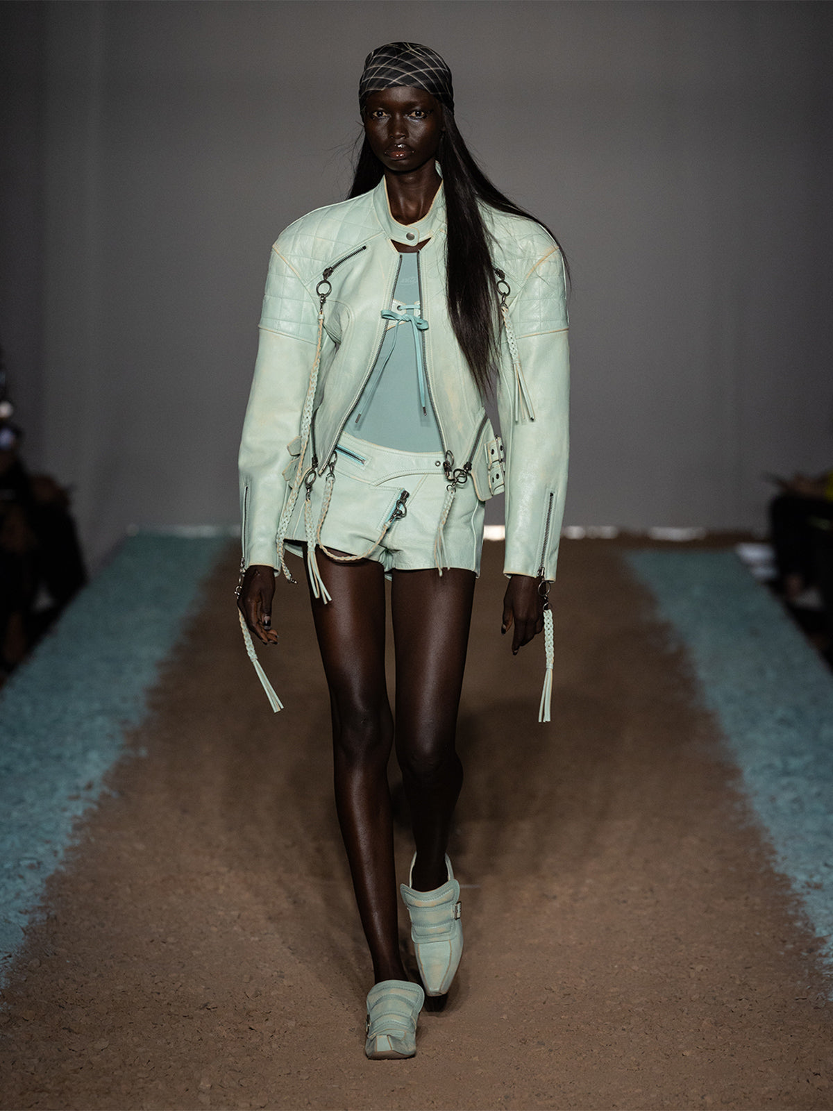 Nihil Jacket Moto Teal