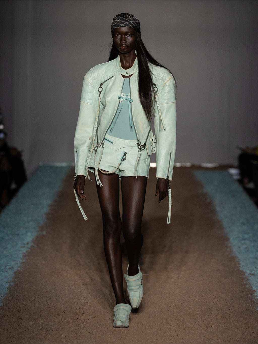 Nihil Jacket Moto Teal