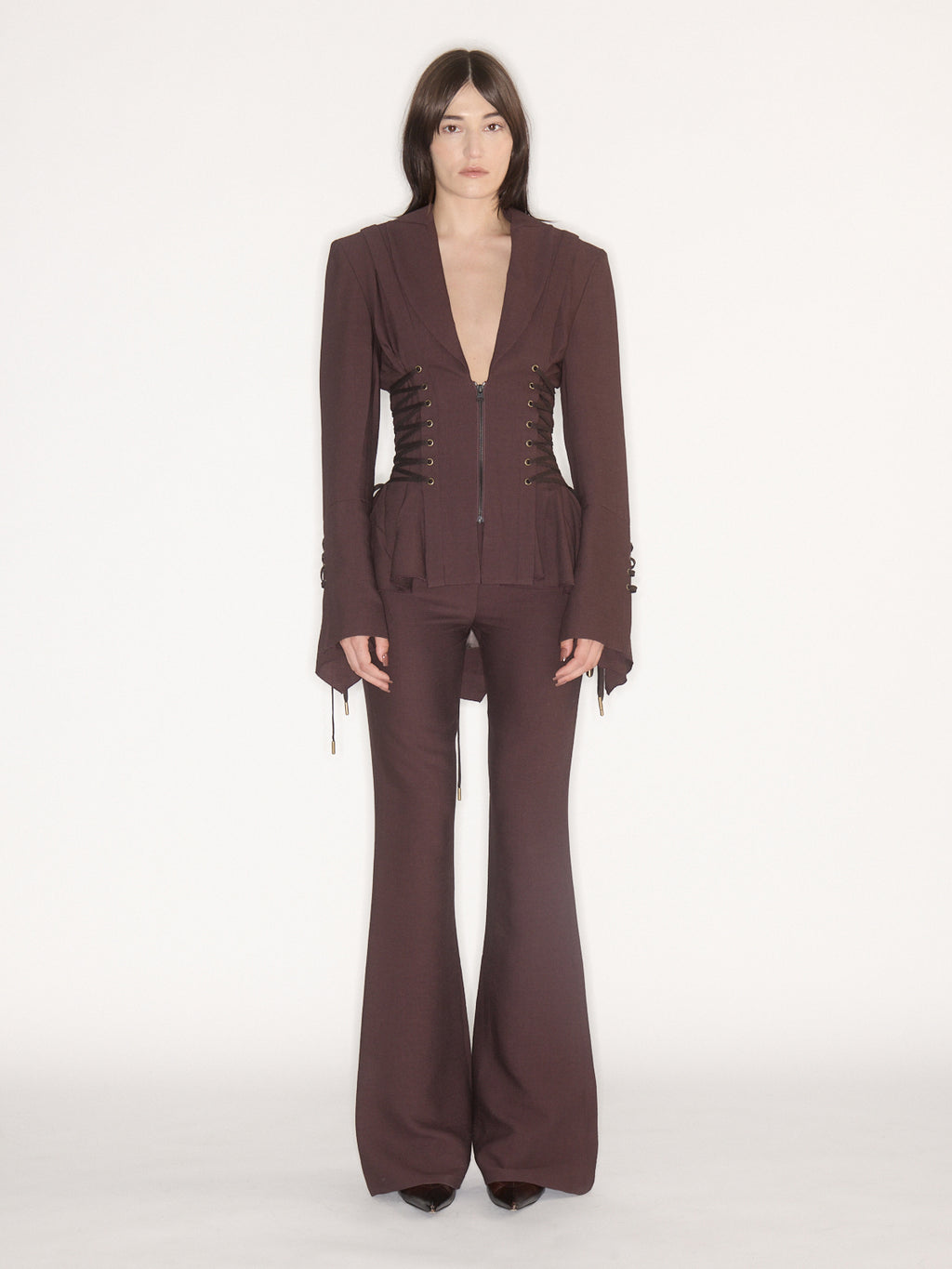 Moxie Trousers Aubergine