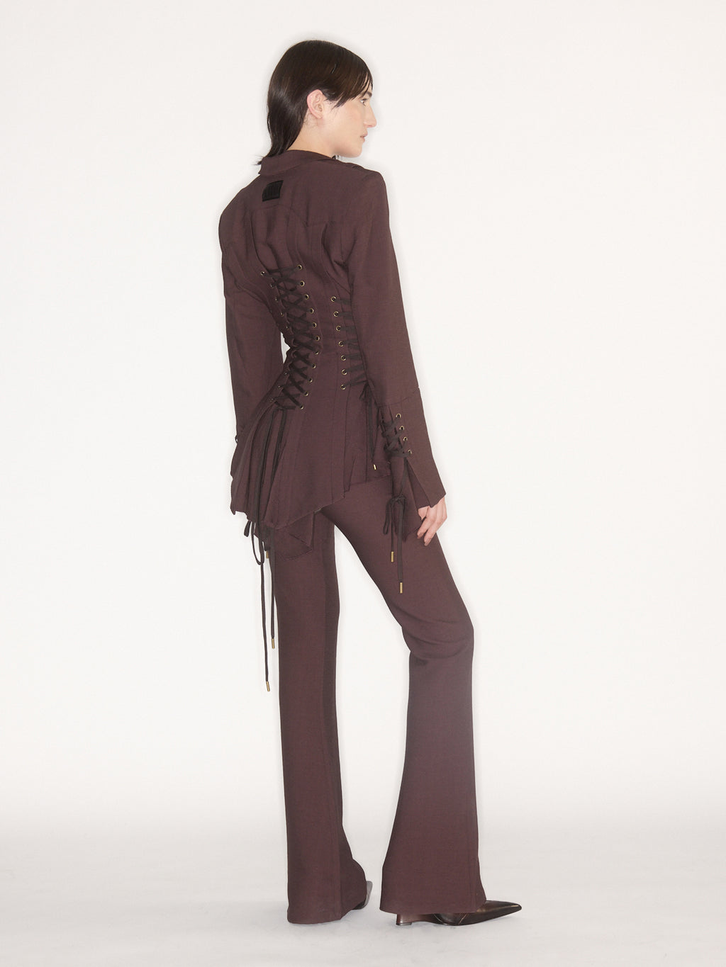 Moxie Trousers Aubergine