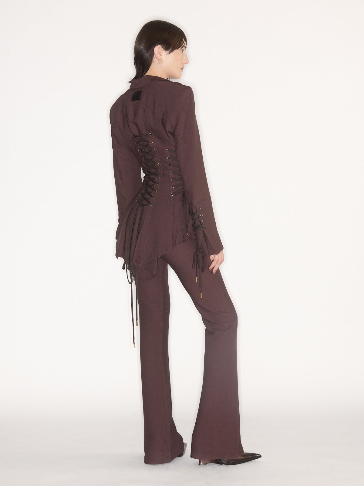 Moxie Trousers Aubergine