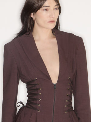 Moxie Jacket Aubergine