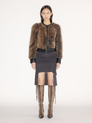 MG-Petrol Skirt Charcoal