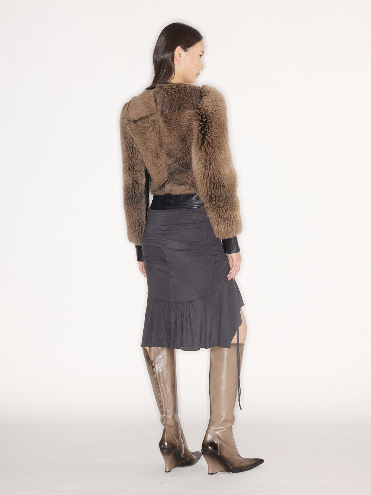 MG-Petrol Skirt Charcoal