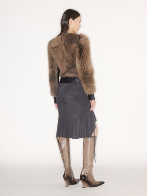 MG-Petrol Skirt Charcoal