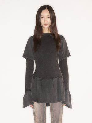 Bellona Dress Black Wash