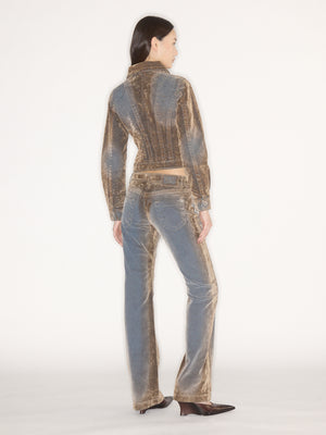 Flock Denim Jacket Stone