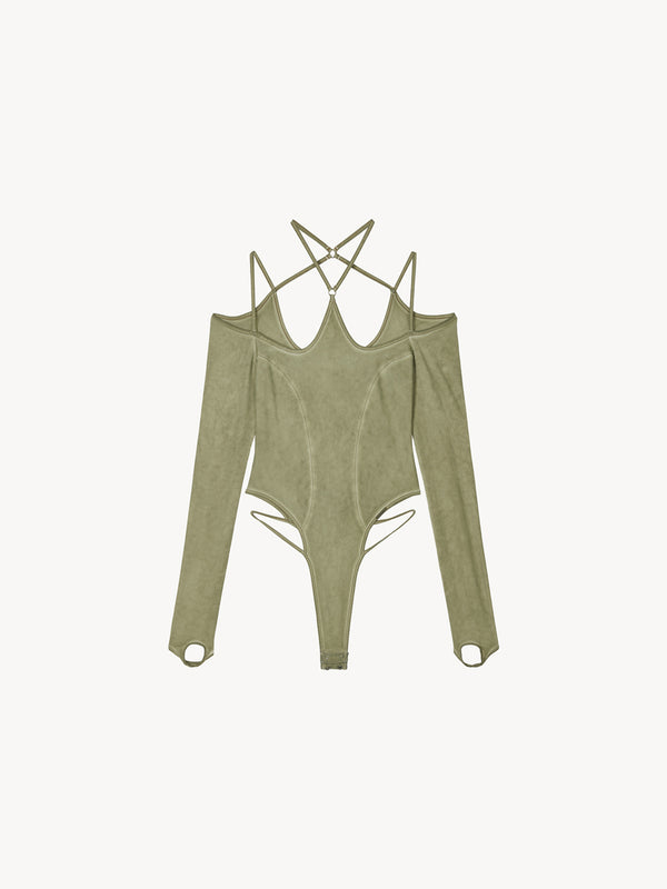M60 x KNWLS Halter Leotard