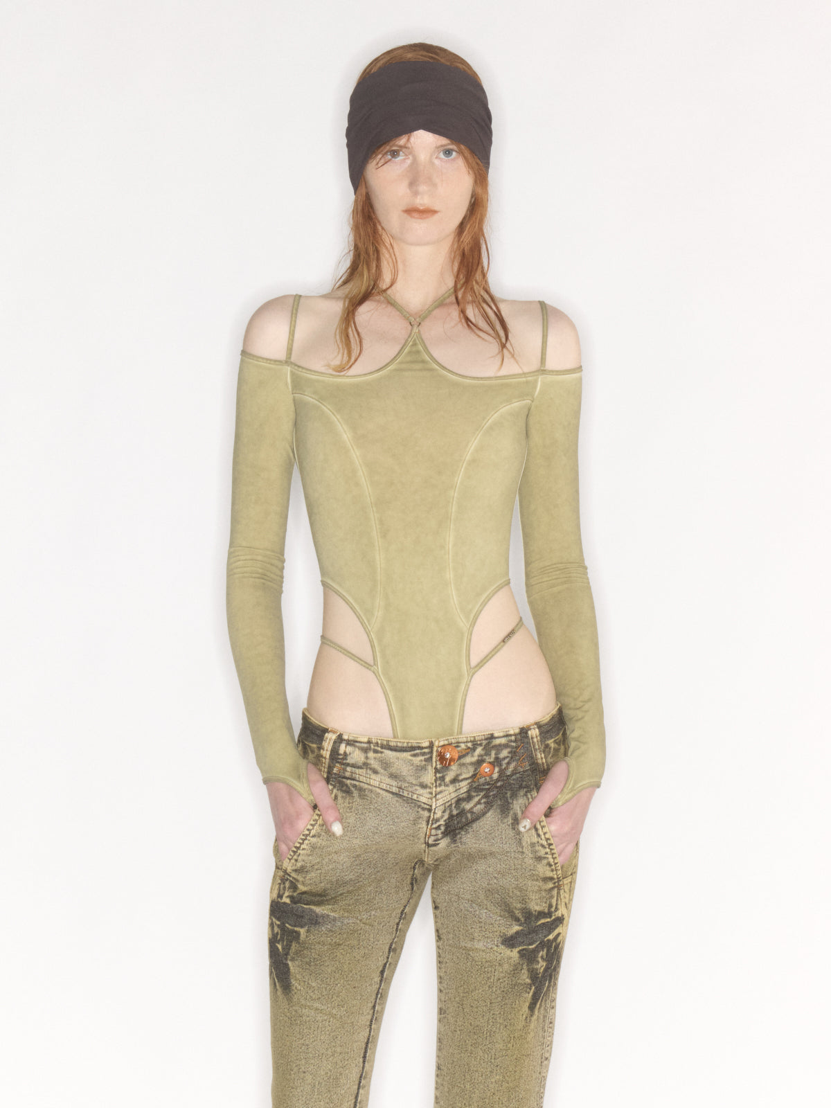 M60 x KNWLS Halter Leotard