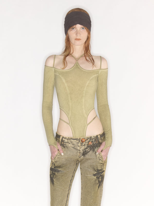 M60 x KNWLS Halter Leotard