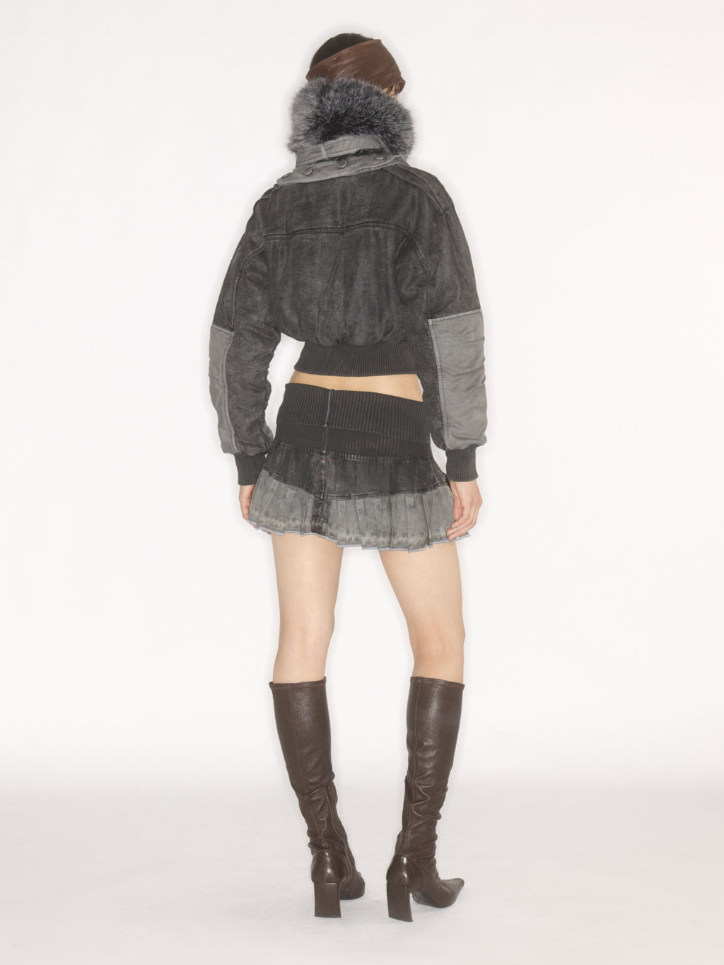 M60 x KNWLS Rib Mini Skirt