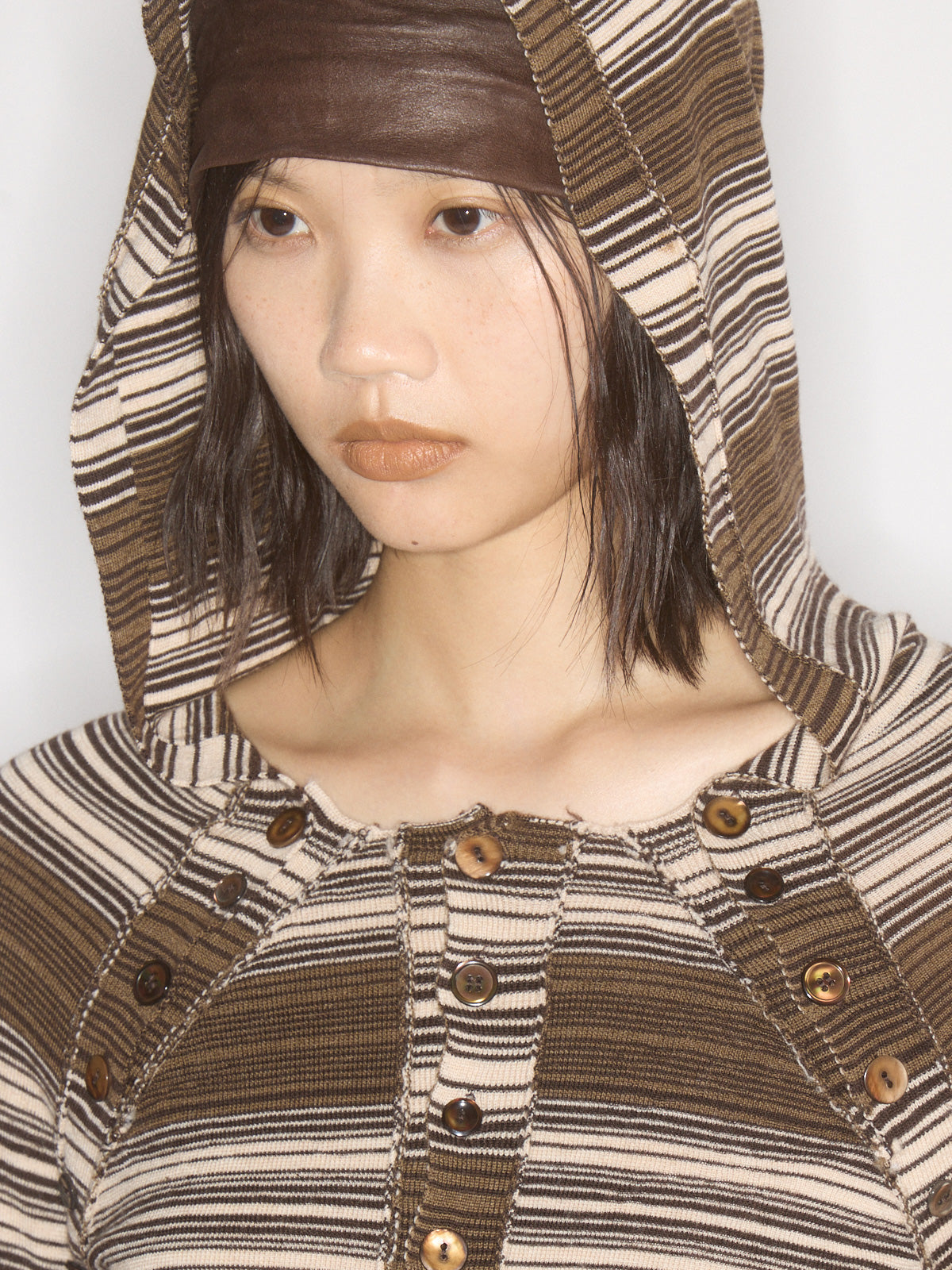 M60 x KNWLS Stripe Knit Hoodie