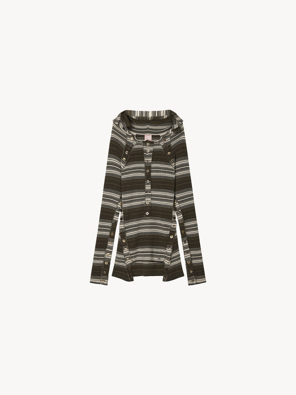 M60 x KNWLS Stripe Knit Hoodie