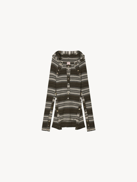 M60 x KNWLS Stripe Knit Hoodie