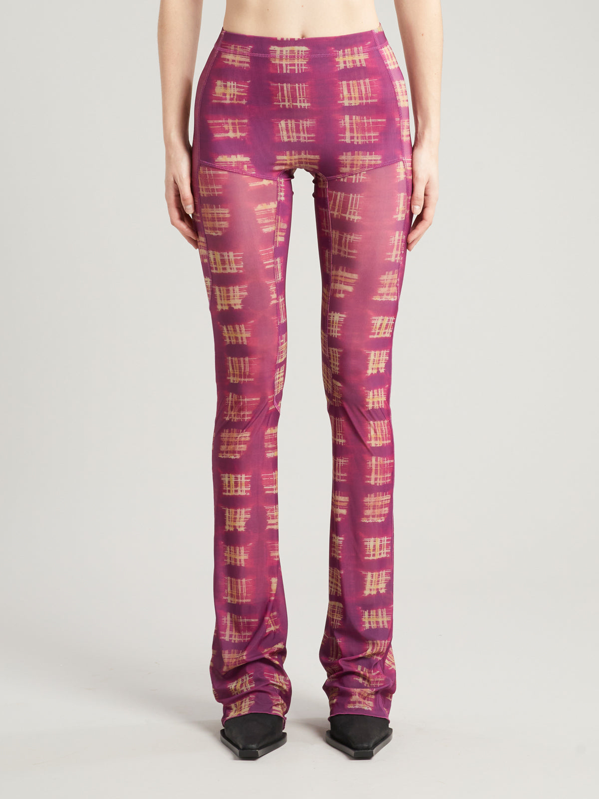 Halcyon Leggings Acid Plaid Purple