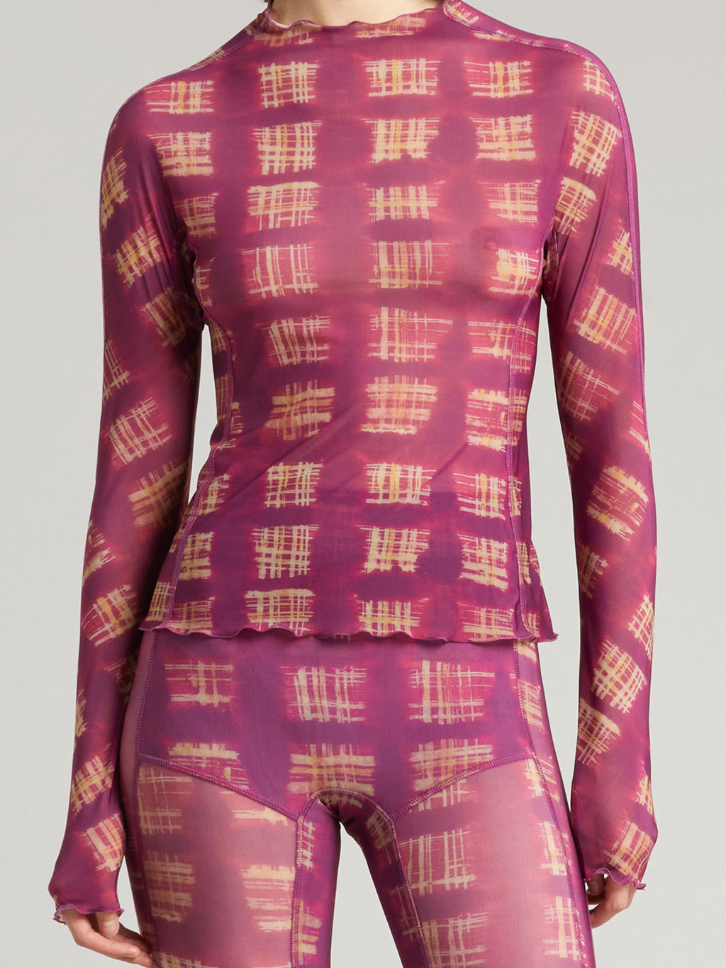 Halcyon Top Acid Plaid Purple