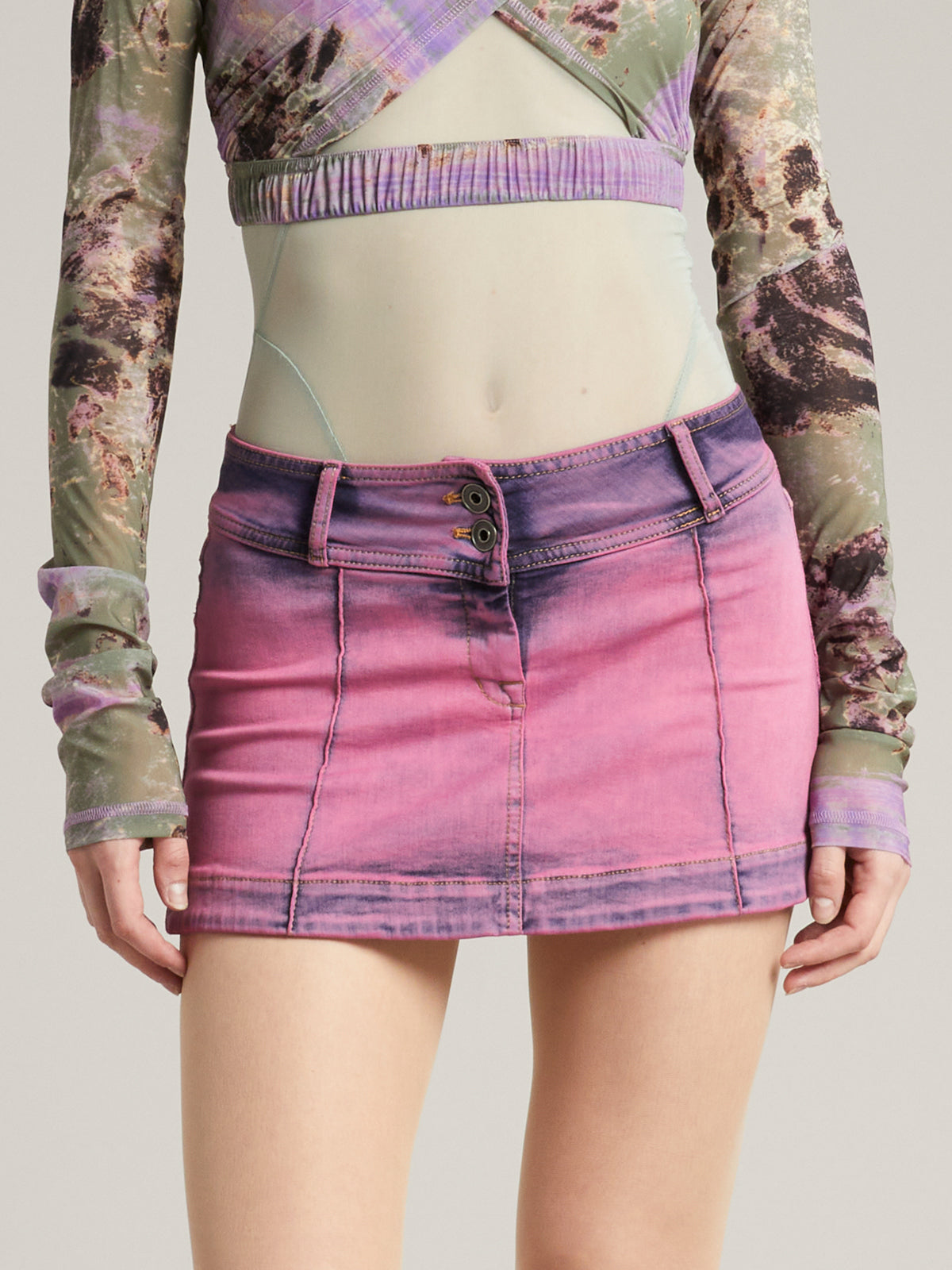 Harley Skirt Purple Wash