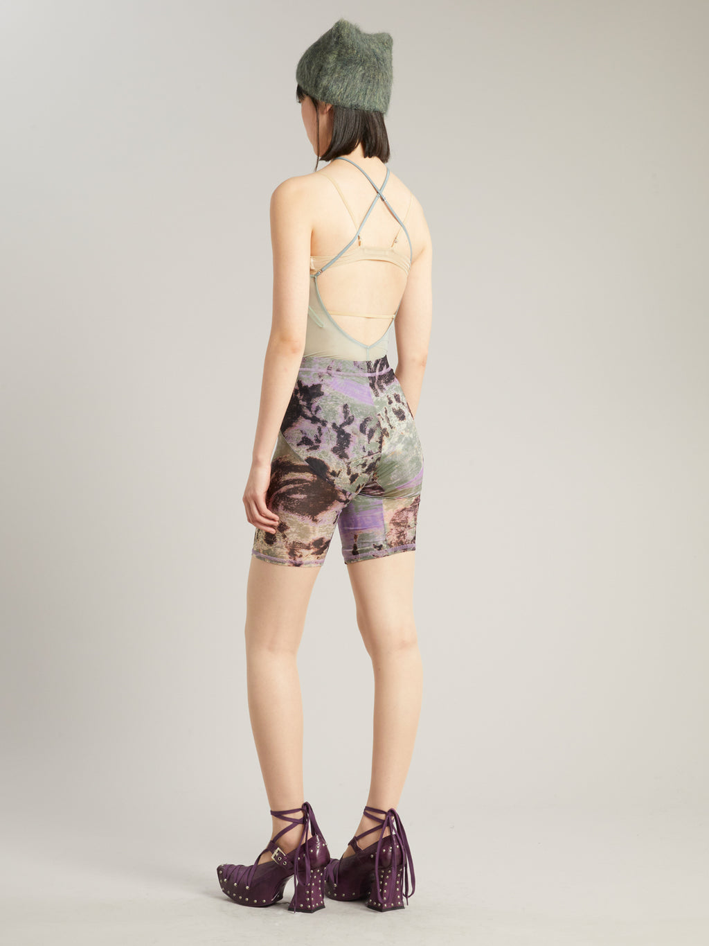 Lena Shorts Waxed Floral