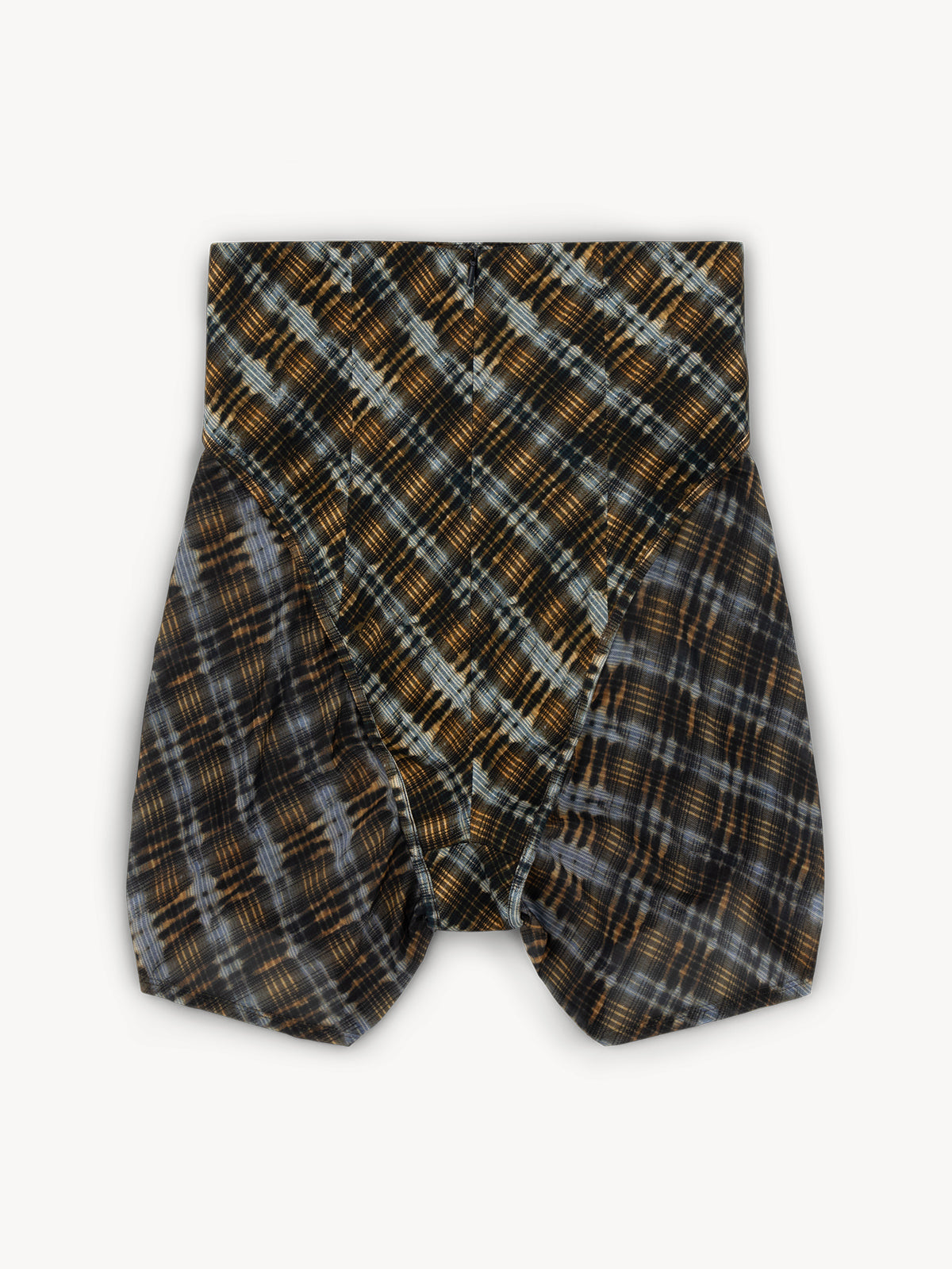 Scythe Shorts Bleach Plaid Blue