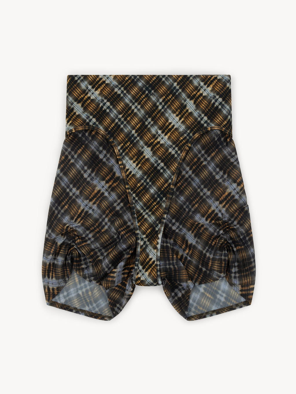 Scythe Shorts Bleach Plaid Blue