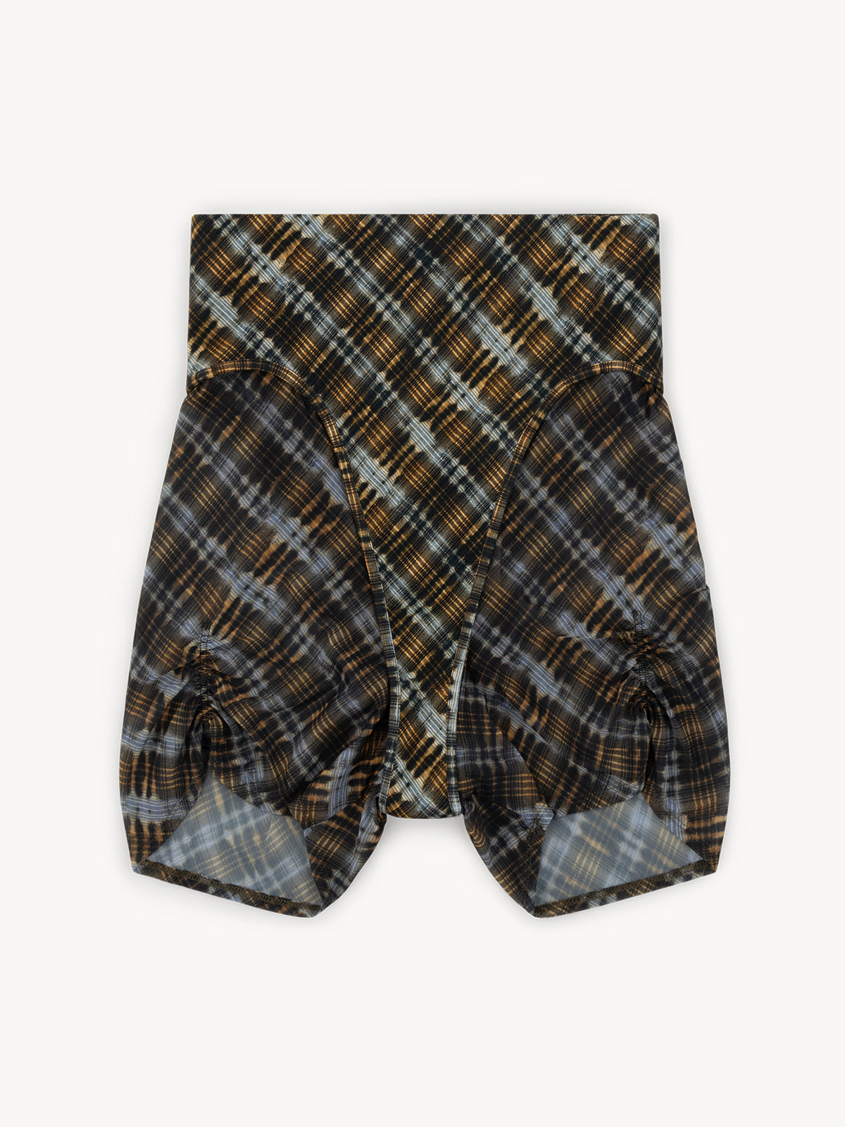 Scythe Shorts Bleach Plaid Blue