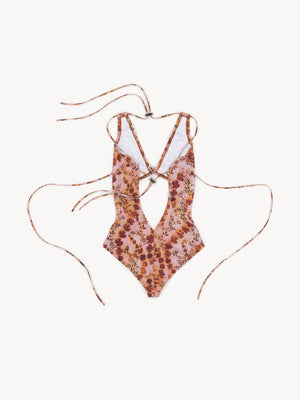 Amber Swimsuit Chain Floral