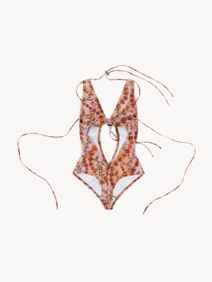 Amber Swimsuit Chain Floral